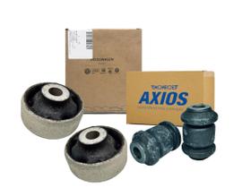 Kit 4 Bucha Bandeja Dianteira Golf Bora New Beetle A3 99/... AXIOS / VOLKSWAGEN