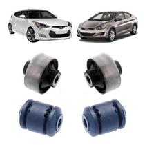Kit 4 Bucha Bandeja Dianteira Hyundai Veloster Elantra 12/..