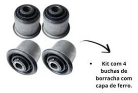 Kit 4 bucha bandeja dianteira posicao dianteira / traseira direita / esquerda - buc01107 cofap Kit 4 bucha bandeja dianteira posicao dianteira / traseira direita / esquerda - buc01107 cofap