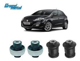 Kit 4 Bucha Bandeja Leque Dianteira Bravo 2011 2012 2013 14