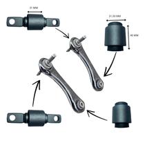 Kit 4 Bucha Braço Superior Traseiro Honda Civic 92 a 00