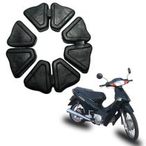 Kit 4 bucha coxim coroa borracha honda biz 100 1998-2005