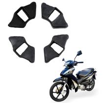 Kit 4 bucha coxim coroa borracha smartfox avelloz az1 c100 dream shineray xy50 crypton 105