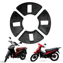 Kit 4 bucha coxim coroa borracha smartfox shineray phoenix+ jet 50