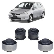 Kit 4 Bucha Grande Pequena Balança Honda Fit 2003 2004 2005