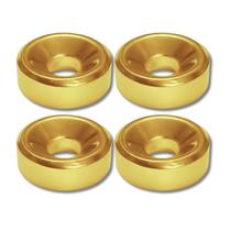Kit 4 Bucha Para Junção De Braço Guitarra Dourado