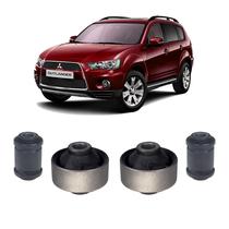 Kit 4 Bucha Pequena Grande Leque Dianteira Outlander 2010-12