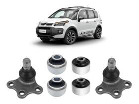 Kit 4 Bucha Pivô Suspensão Dianteira Aircross 12 2013 14