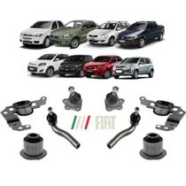 Kit 4 Buchas, 2 Terminais e 2 Pivôs Palio, Siena, Mobi e Uno