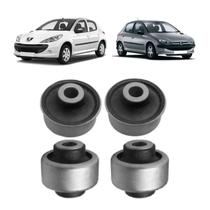 Kit 4 Buchas Bandeja Balança Dianteira Peugeot 206 207