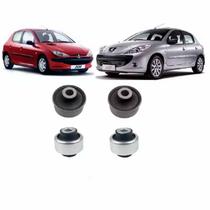 Kit 4 Buchas Bandeja Balança Dianteira Peugeot 206 207 Todos