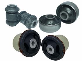 Kit 4 Buchas Bandeja Dianteira Original Axios Polo Classic 97 a 01 + 2 Buchas Eixo Traseiro Sampel