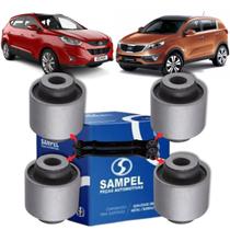 Kit 4 buchas braço superior traseiro ix35 2wd/4x2 2010 a 2020 sportage 2wd/4x2 2010 a 2016