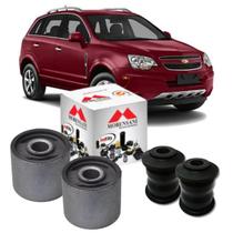 Kit 4 buchas da bandeja dianteira captiva 2008 2009 2010 2011 2012 2013 2014 2015 2016