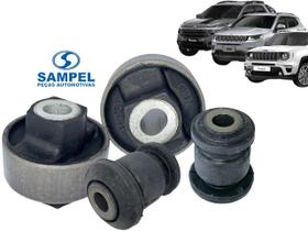 Kit 4 Buchas da Bandeja Dianteira Toro Renegade Compass - SAMPEL