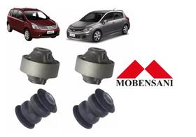 Kit 4 Buchas da Bandeja Nissan Livina 2010/ Sentra 2014/ Tiida 2008/ ...