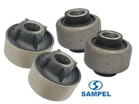 Kit 4 Buchas de Bandeja Citroen C3 2012/... Aircross C3 Picasso Peugeot 208 SAMPEL Kit 4 Buchas de Bandeja Citroen C3 2012/... Aircross C3 Picasso Peugeot 208 SAMPEL