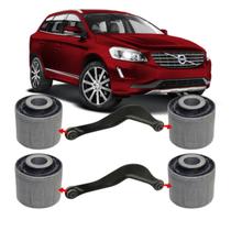Kit 4 buchas do braço curvo suspensão traseira volvo xc60 2008 2009 2010 2011 2012 2013 2014 2015 2016 2017