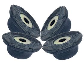 Kit 4 Buchas Superior do Amortecedor Traseiro Clio Sandero Logan AXIOS