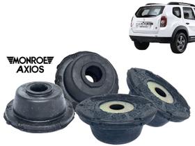 Kit 4 Buchas Superior do Amortecedor Traseiro Duster 4x2 2012 a 2020 - Axios
