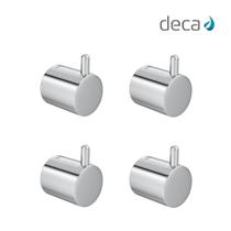 Kit 4 Cabide Para Banheiro Flex 2060 Cromado Deca Kit 4 Cabide Para Banheiro Flex 2060 Cromado Deca