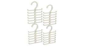 Kit 4 Cabide Porta Gravata Cinto Organizador Pendurar