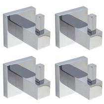 Kit 4 Cabide Porta Toalha Vogue Luxo Aço Inox Cromado Gancho Kit 4 Cabide Porta Toalha Vogue Luxo Aço Inox Cromado Gancho