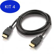 Kit 4 Cabo Hdmi 3M