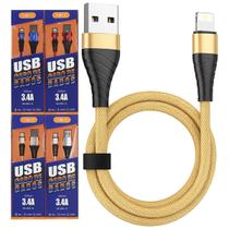 Kit 4 Cabos Carregador 2 Metros Ligthning Original Inova Kit 4 Cabos Carregador 2 Metros Ligthning Original Inova