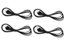 Kit 4 Cabos Giratório Chapinha Taiff 2x0,75mm Preto Original Kit 4 Cabos Giratório Chapinha Taiff 2x0,75mm Preto Original