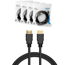 Kit 4 Cabos HDMI 3 Metros p/ PC Notebook e Video Game Atacado