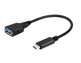 Kit 4 Cabos USB-C Macho para USB 3.0 Femea 20cm - Comtac