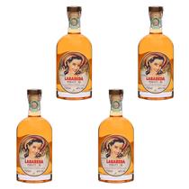 Kit 4 Cachaças Labareda Paratiana 700 ml Genuína de Paraty para Momentos Especiais