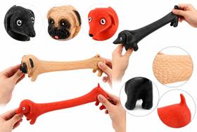 Kit 4 Cachorros Dog Estica Brinquedo Divertido Antiestresse Kit 4 Cachorros Dog Estica Brinquedo Divertido Antiestresse