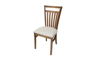 Kit 4 Cadeira de Jantar em Madeira Maciça Estofada Larissa