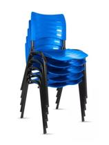 Kit 4 Cadeira Prisma Iso Fixa Igreja Recepção Sala Espera Kit 4 Cadeira Prisma Iso Fixa Igreja Recepção Sala Espera