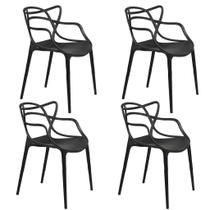 Kit 4 Cadeiras Alegra Polipropileno Mesa Jantar Cozinha Varanda Jardim Piscina Escritório Kit 4 Cadeiras Alegra Polipropileno Mesa Jantar Cozinha Varanda Jardim Piscina Escritório