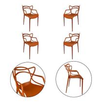 Kit 4 Cadeiras Allegra Com Acabamento Premium e Durável