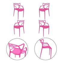 Kit 4 Cadeiras Allegra Indoor e Outdoor Design Atemporal