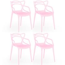 Kit 4 Cadeiras Allegra - Rosa