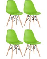 Kit 4 Cadeiras Charles Eames Verde - Gardenlife