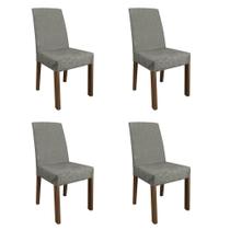 Kit 4 Cadeiras de Jantar 4255 Madesa