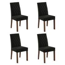 Kit 4 Cadeiras de Jantar 4256 Madesa