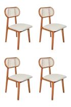 Kit 4 Cadeiras de Jantar Júlia Jequitibá Móveis