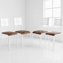 Kit 4 Cadeiras de Jantar Varanda Cozinha Sala de Estar Epoxi 542.slp