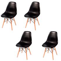 Kit 4 Cadeiras Eames Eifell 130PP Kit 4 Cadeiras Eames Eifell 130PP