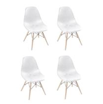 Kit 4 Cadeiras Eames Eloisa Design Colmeia Diversas Cores