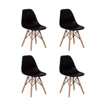 Kit 4 Cadeiras Eiffel Charles Eames Em Abs Facthus