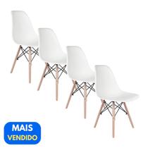 Kit 4 Cadeiras Eiffel Inova Branca - Elegância e Modernidade para Seu Ambiente Renove com Estilo