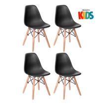Kit 4 cadeiras infantil Eames Eiffel Junior cadeirinha kids